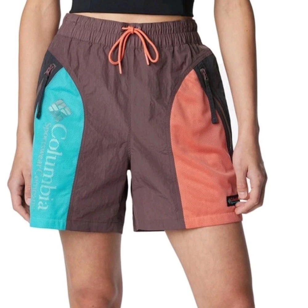 COLUMBIA NWT Riptide Retro Crunchy Swim Trunks Hiking Shorts- Small Women’s